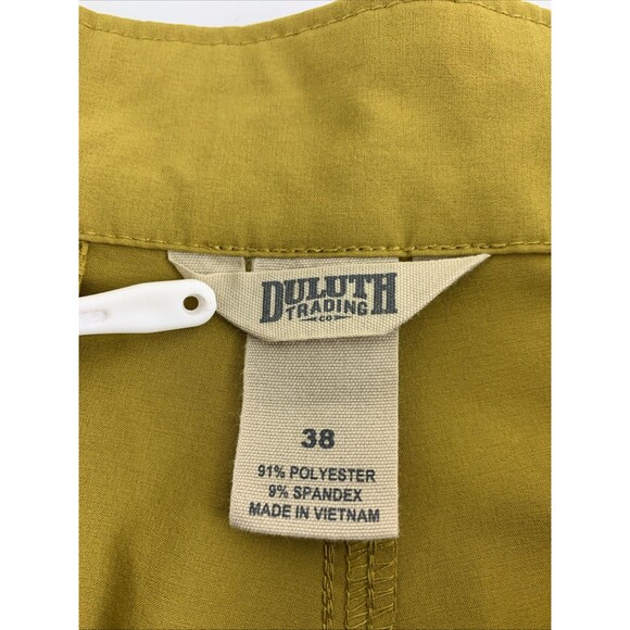 Duluth Trading Co Bull Moose Board Shorts 9 Inch Inseam Yellow 36339 Mens 38 - Picture 6 of 9